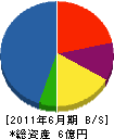 松榮技研 貸借対照表 2011年6月期