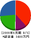 甚栄工業 貸借対照表 2008年6月期