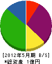 阿讃土木工業 貸借対照表 2012年5月期