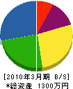 斉藤美創 貸借対照表 2010年3月期