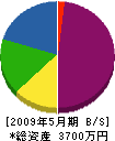 寿美設備 貸借対照表 2009年5月期