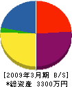 山田住装 貸借対照表 2009年3月期