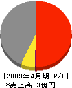 玉井環境システム 損益計算書 2009年4月期 玉井環境システム 損益計算書 2009年4月期