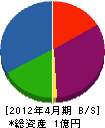 埼光建設 貸借対照表 2012年4月期