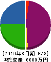 高橋総建 貸借対照表 2010年6月期