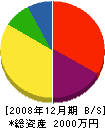 相川電気商会 貸借対照表 2008年12月期