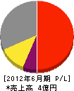 日本サンライズ 損益計算書 2012年6月期