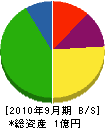 南征建設運輸 貸借対照表 2010年9月期