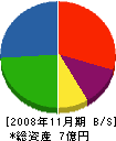 大悟工業 貸借対照表 2008年11月期