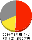 佐藤水道工業 損益計算書 2010年6月期