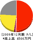 シーベル建設 損益計算書 2009年12月期