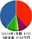 長谷川電機センター 貸借対照表 2010年1月期
