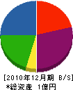 角谷工務店 貸借対照表 2010年12月期