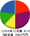 辰巳工務店 貸借対照表 2009年12月期