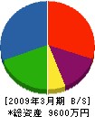 菅野電設 貸借対照表 2009年3月期