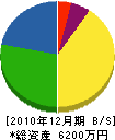 糸洲電気工事社 貸借対照表 2010年12月期