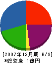 丸義古田組 貸借対照表 2007年12月期