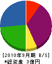 中村基礎 貸借対照表 2010年9月期