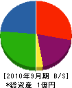 鈴木伸也木材 貸借対照表 2010年9月期