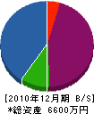 光栄工業 貸借対照表 2010年12月期