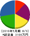 富士装飾 貸借対照表 2010年5月期