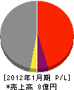 田村組 損益計算書 2012年1月期