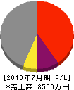 石井産業 損益計算書 2010年7月期