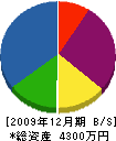 遠藤建設 貸借対照表 2009年12月期