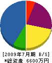 西日本設備 貸借対照表 2009年7月期