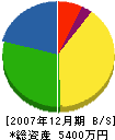 木本総業 貸借対照表 2007年12月期
