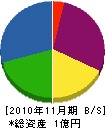 東宝ネオン 貸借対照表 2010年11月期 東宝ネオン 貸借対照表 2010年11月期
