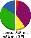 竹内興業 貸借対照表 2009年7月期