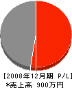 竹田組 損益計算書 2008年12月期