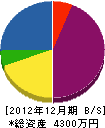 坂口木材 貸借対照表 2012年12月期