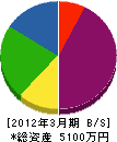 佐藤浄化コンサルタント 貸借対照表 2012年3月期