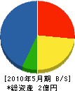 青山組 貸借対照表 2010年5月期