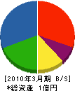 松尾建設工業 貸借対照表 2010年3月期