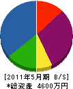 イケダ電気 貸借対照表 2011年5月期