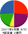 菅野建設工業 貸借対照表 2011年6月期