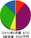 松尾電気 貸借対照表 2012年6月期
