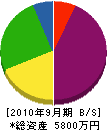 田中電機産業 貸借対照表 2010年9月期