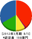 片山ストラテック 貸借対照表 2012年3月期