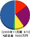マサケン 貸借対照表 2009年11月期