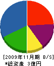国松工務店 貸借対照表 2009年11月期