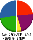 シノダ建工 貸借対照表 2010年9月期