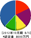 塚田産業 貸借対照表 2012年10月期
