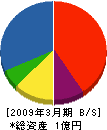 シンワエンジニアリング 貸借対照表 2009年3月期