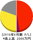 西日本電通工業 損益計算書 2010年6月期