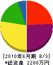 柴田組 貸借対照表 2010年6月期