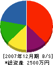 藤井土木 貸借対照表 2007年12月期